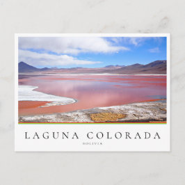 Cartão Postal Lago Vermelho, Laguna Colorada, Bolívia
