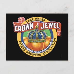 Cartão Postal Lago Wales Crown Jewel Orange