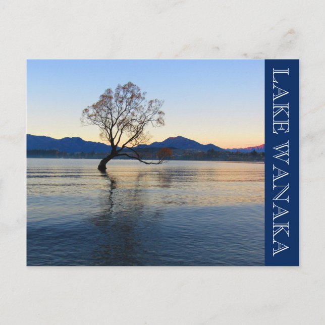Cartão Postal lago wanaka blues (Frente)