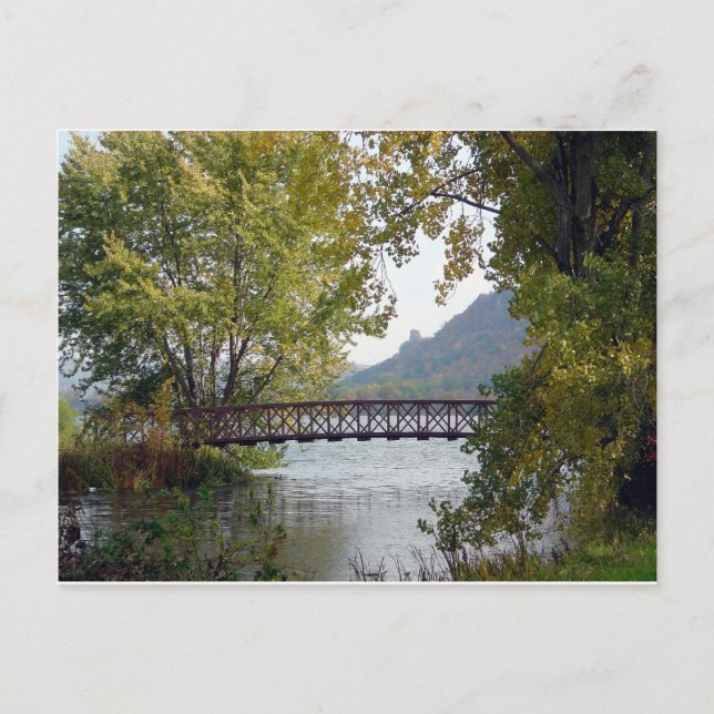 Cartão Postal Lago Winona - Winona, MN (Frente)