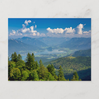 Cartão Postal Lago Wolfgang Áustria