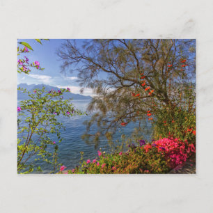 Cartão Postal Lagoa de Montreux, Suiça