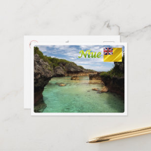 Cartão Postal Lagoas de Limu - Niue -
