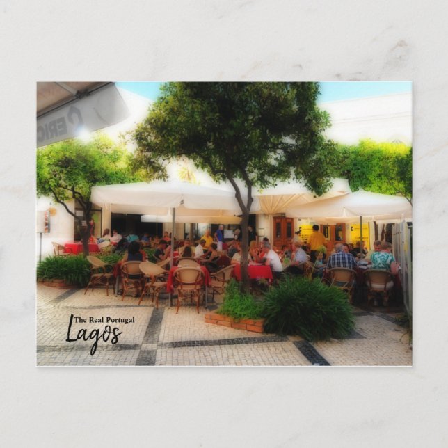 Cartão Postal Lagos, Algarve, Portugal (Frente)