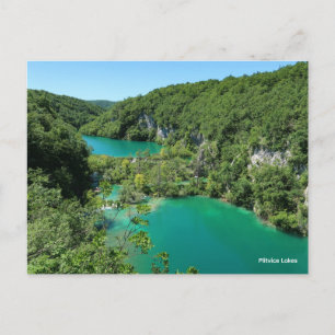 Cartão Postal Lagos de Plitvice Croácia