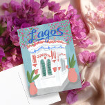 Cartão Postal Lagos Portugal Quiosque Algarve Cute Arte Feita à<br><div class="desc">Junte o seu próprio texto à frente ou atrás deste postal com uma ilustração encantadora de um quiosque encantador em Lagos Algarve Portugal. Espero que goste deste desenho,  eu o criei para você! Veja meu compro para mais ou me avise se você quer algo personalizado!</div>