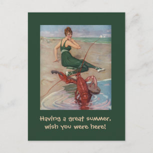 Cartão Postal Lagosta Serenade