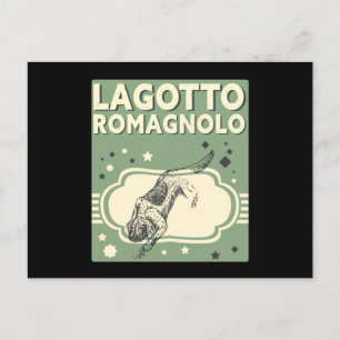 Cartão Postal Lagotto Romagnolo Water Dog Lagotto Romagnolos