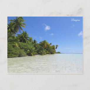 Cartão Postal Laguna Azul de Rangiroa