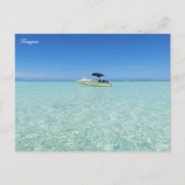 Cartão Postal Laguna Azul de Rangiroa