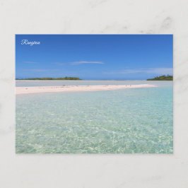 Cartão Postal Laguna Azul de Rangiroa