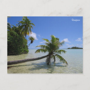 Cartão Postal Laguna Azul de Rangiroa