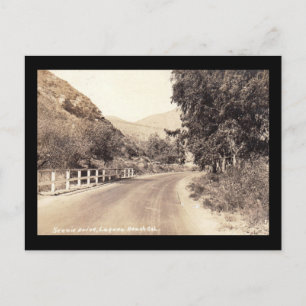 Cartão Postal Laguna Beach, Califórnia, 1928 Vintage