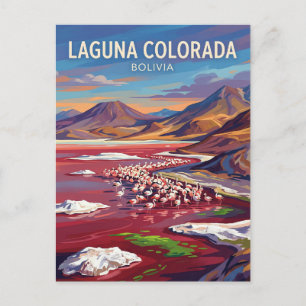 Cartão Postal Laguna Colorada Bolívia