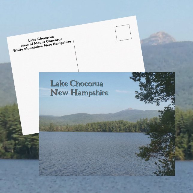 Cartão Postal Lake Chocorua White Mountains New Hampshire Photo (Criador carregado)