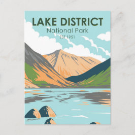 Cartão Postal Lake District National Park Wasdale Head Inglaterr