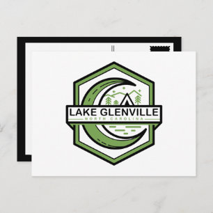 Cartão Postal LAKE GLENVILLE moon hexa