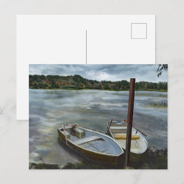 Cartão Postal Lakeside Norueguês (Frente/Verso)