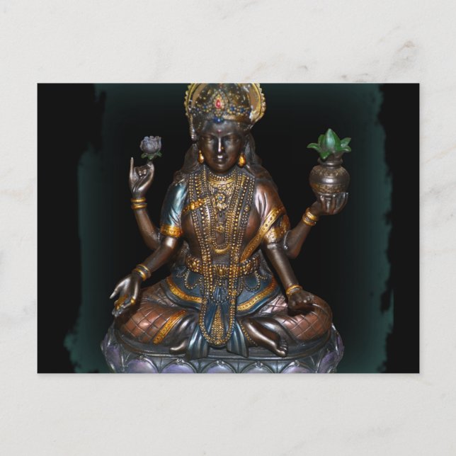 Cartão Postal Lakshmi (Frente)