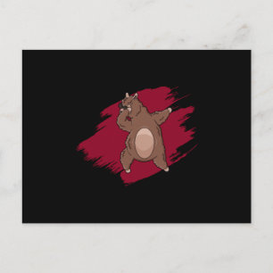 Cartão Postal Lama Dabbing Lama Alpaca Camiseta Divertida Para C