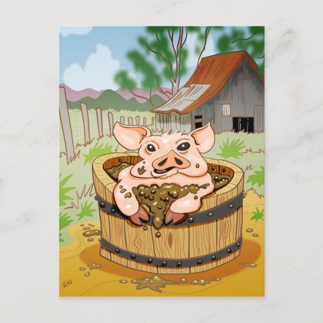 Cartão Postal Lamacento (Frente)