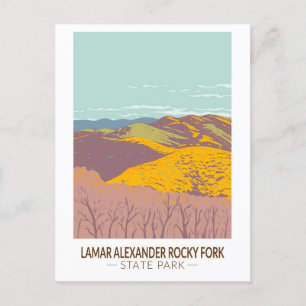 Cartão Postal Lamar Alexander Rocky Fork State Park Tennessee