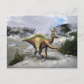 Cartão Postal Lambeossauro Dinossauro