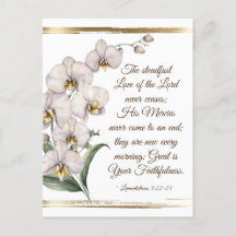 Lamentações 3:22-23 Ama Constante do Senhor