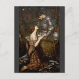 Cartão Postal Lamia por John William Waterhouse