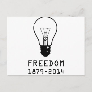 Cartão Postal Lâmpada (LOGOTIPO PRETO)