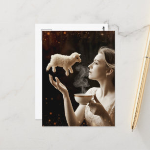 Cartão Postal Lâmpada Pequena e Bonita