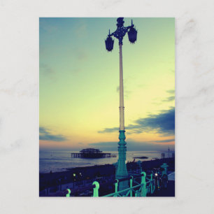 Cartão Postal Lâmpada postada em Brighton, Reino Unido