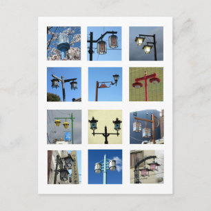 Cartão Postal Lâmpadas de Tokyo