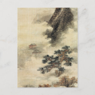 Cartão Postal Lan Ying Clearing Autumn Mists in Chu Mountain