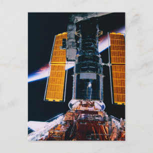 Cartão Postal Lançamento de Satélite a partir do Shuttle do Espa