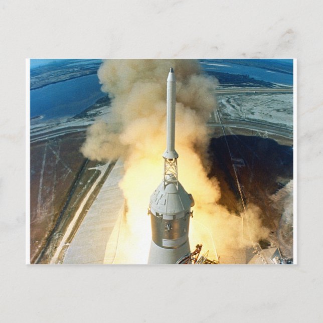 Cartão Postal Lançamento do Apollo 11 (Frente)