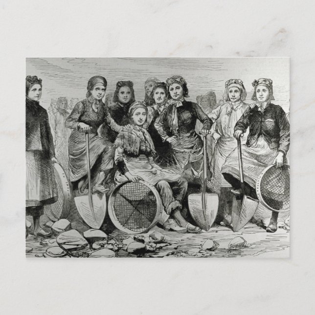 Cartão Postal Lancashire Pit-Brow Women (Frente)