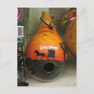 Cartão Postal Lancaster Birdhouse