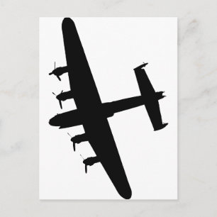 Cartão Postal Lancaster Bomber RAF