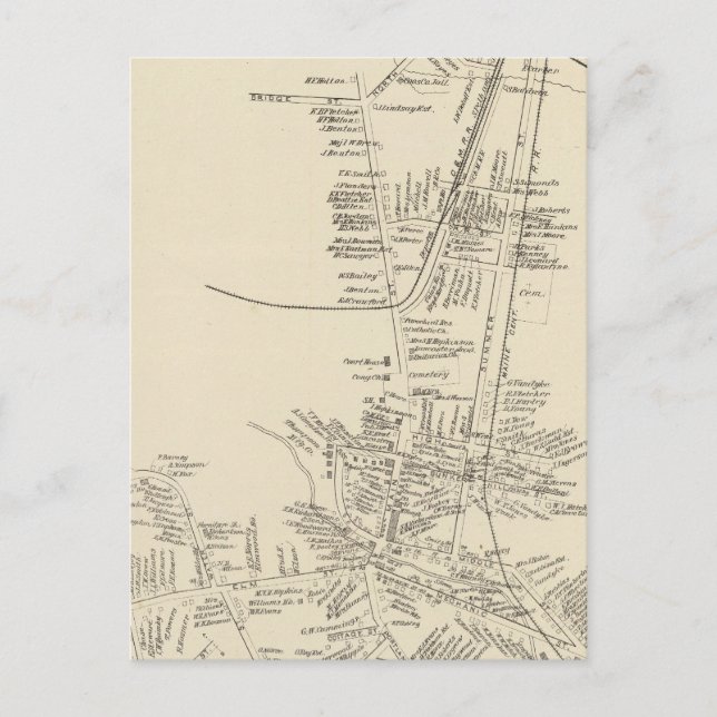 Cartão Postal Lancaster, cidade de Lancaster (Frente)