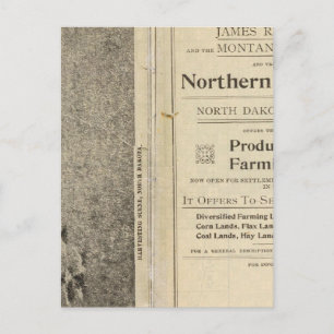 Cartão Postal Land Grant of North Dakota