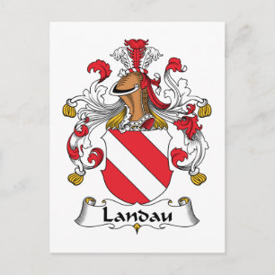 Cartão Postal Landau Family Crest