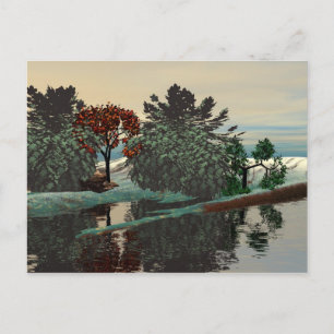 Cartão Postal LANDSCAPE/LAGOON alienígena EM HIPERIÃO