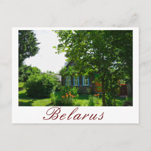 Cartão Postal Landscape Rural Village House