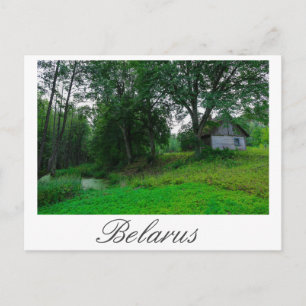 Cartão Postal Landscape Rural Village House