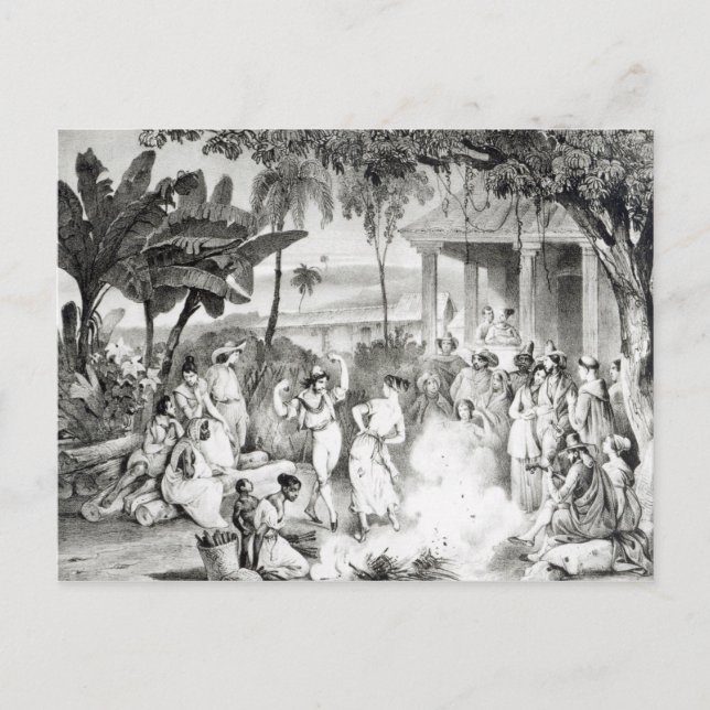 Cartão Postal Landu Dance (Frente)