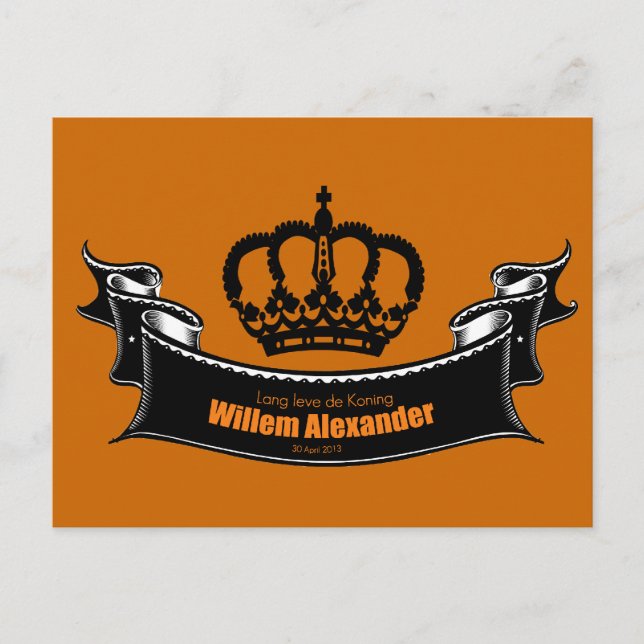 Cartão Postal Lang leve de Koning (Frente)