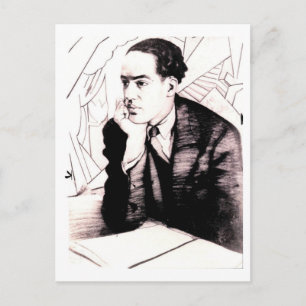 Cartão Postal Langston Hughes, Poeta Americano