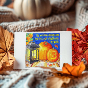 Cartão Postal Lanterna ao Meu Pé