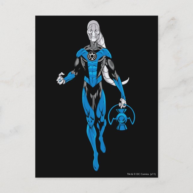 Cartão Postal Lanterna Azul 4 (Frente)